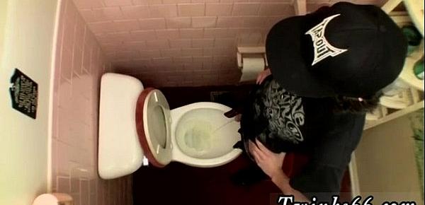  Free uncut cock gay sex thumbs Unloading In The Toilet Bowl